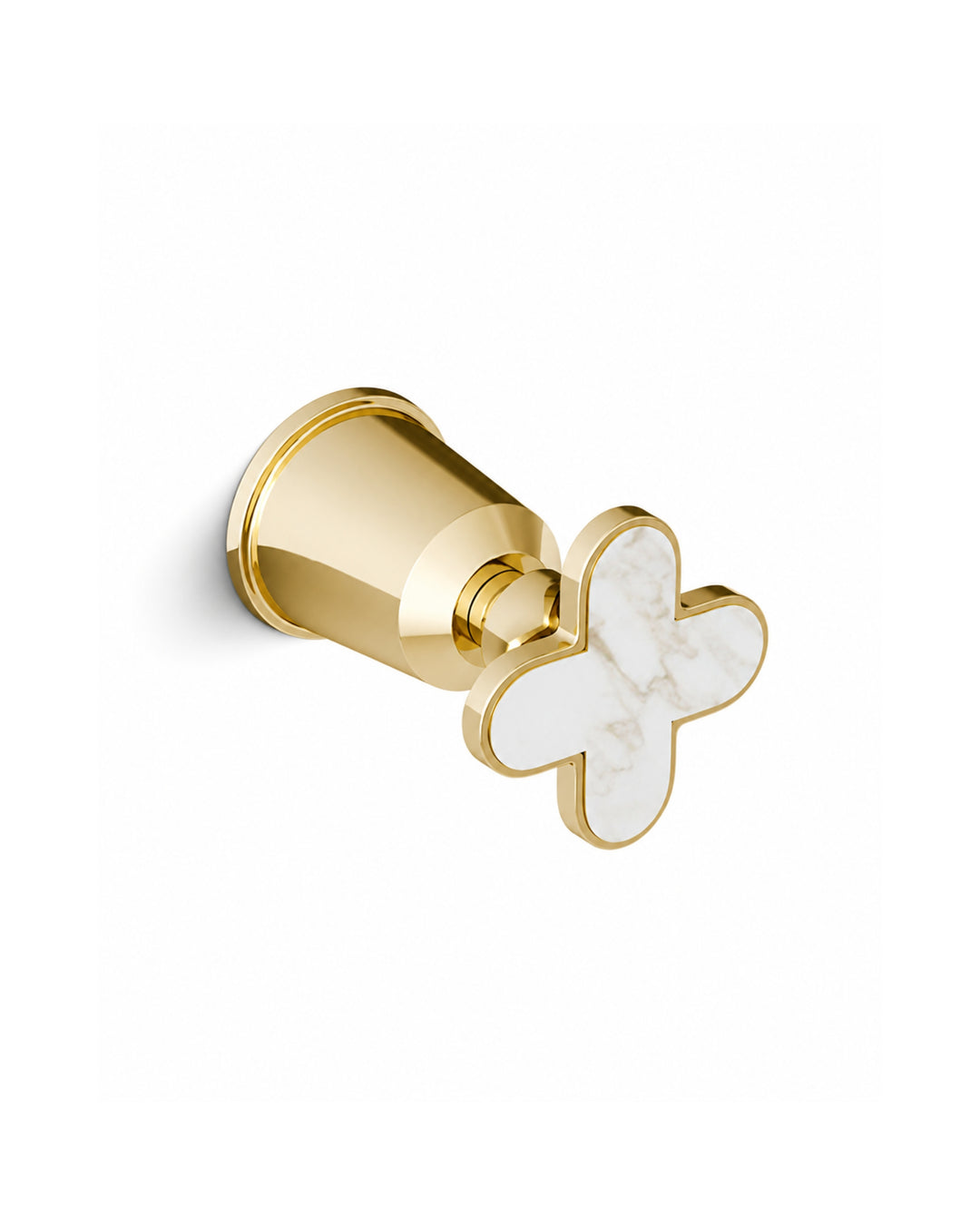 Twenties afspærringsventil Calacatta Oro marmor i 14K guld – Devon&Devon | DSL Studio