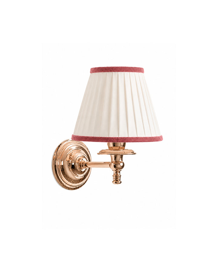 Daisy Velvet væglampe i rosa guld – Devon&Devon