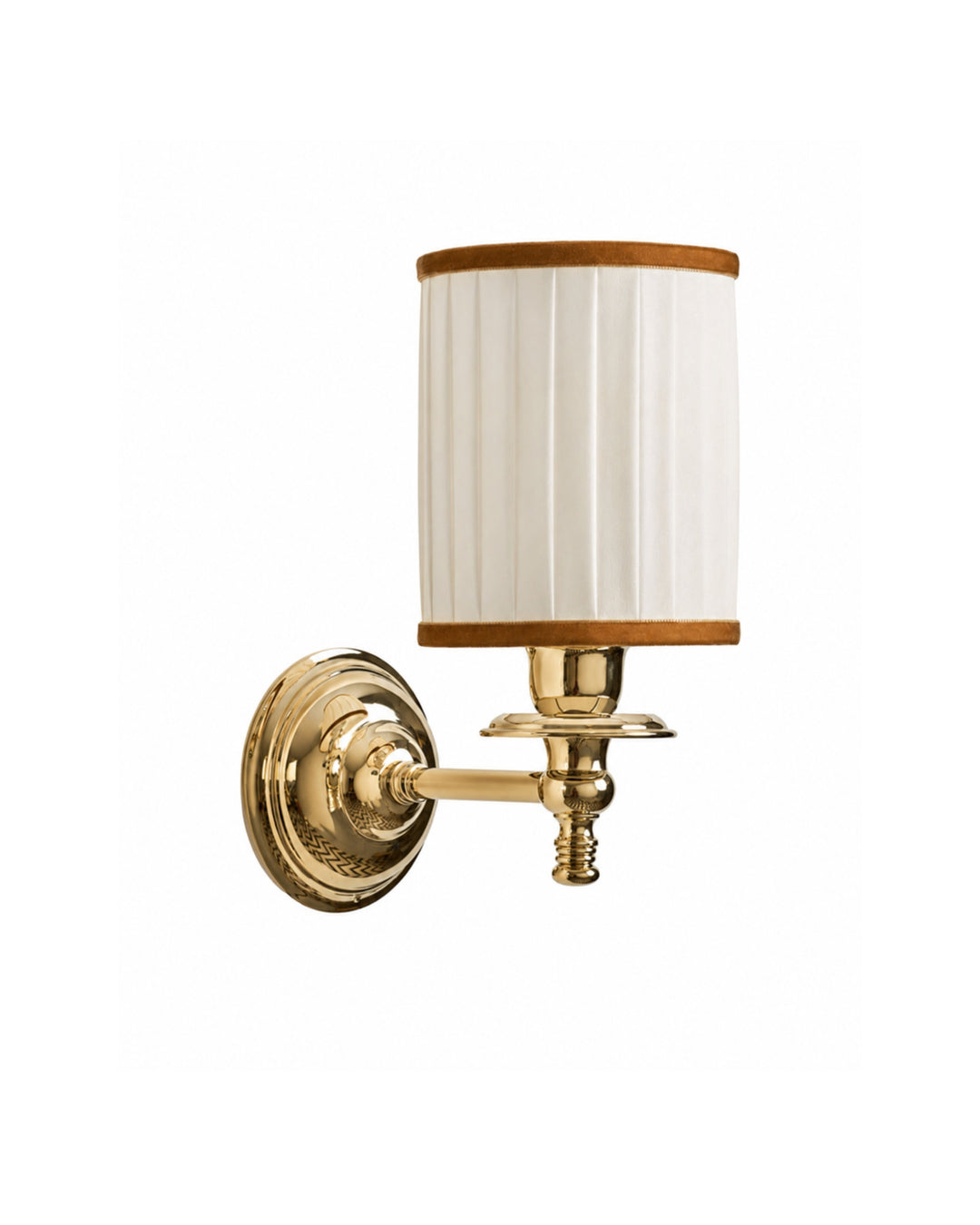 Daisy Velvet 2 væglampe i poleret messing – Devon&Devon