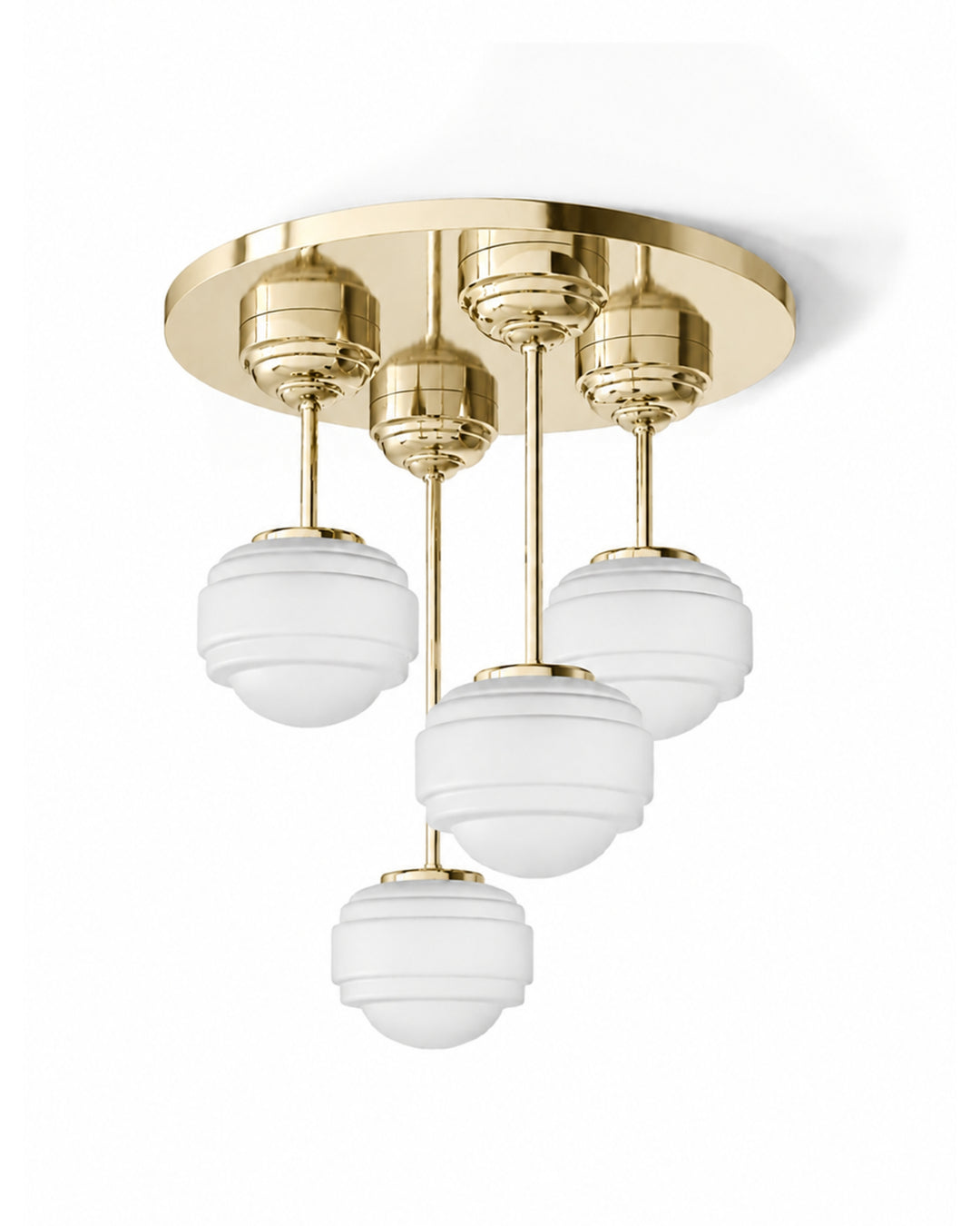 Allure lysekrone i lys guld – Devon&Devon