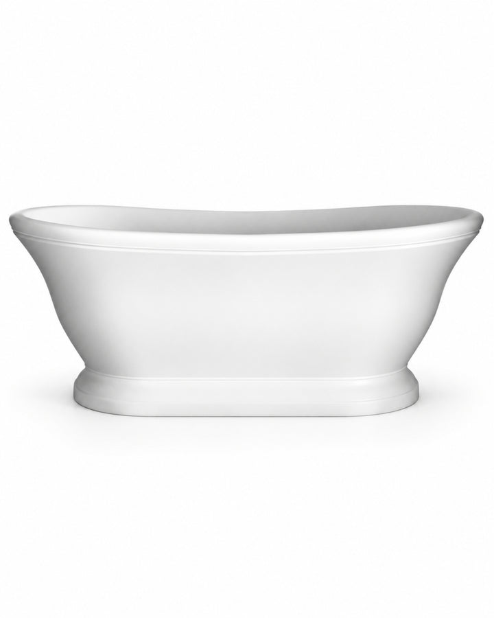 Aurora badekar i mat White Tec Plus overflade