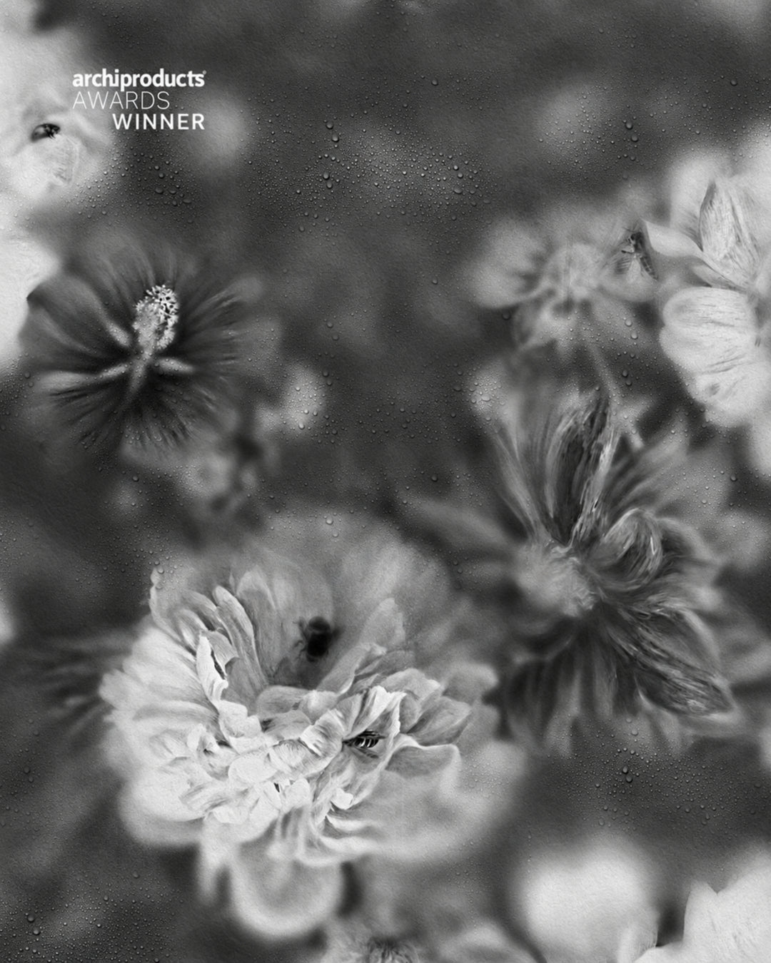 Devon&Devon Blossom tapet i sort & hvid fra Marcel Wanders-kollektionen