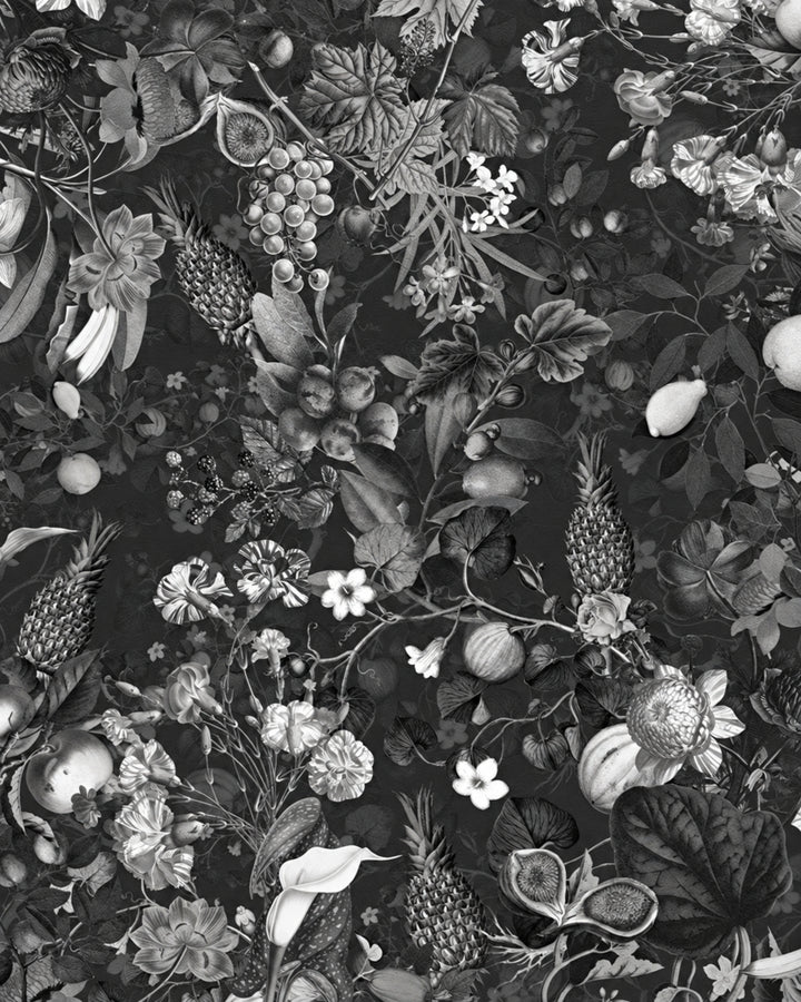 Devon&Devon Botanica tapet i sort & hvid fra Vito Nesta-kollektionen