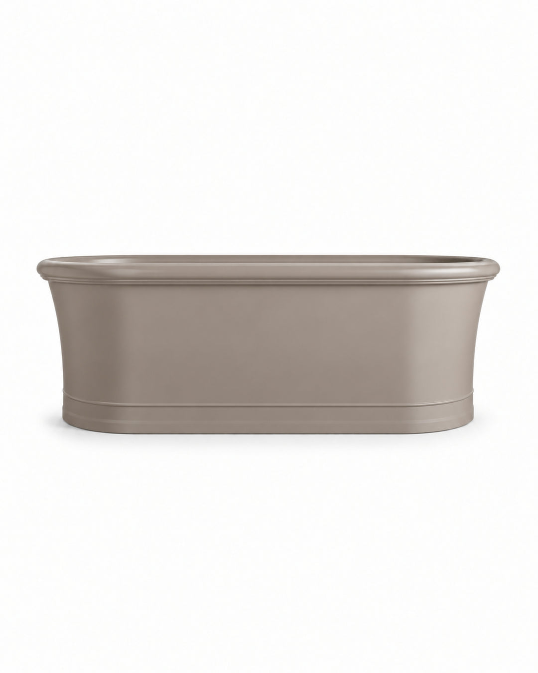 Celine badekar i White Tec specialfarve – taupe