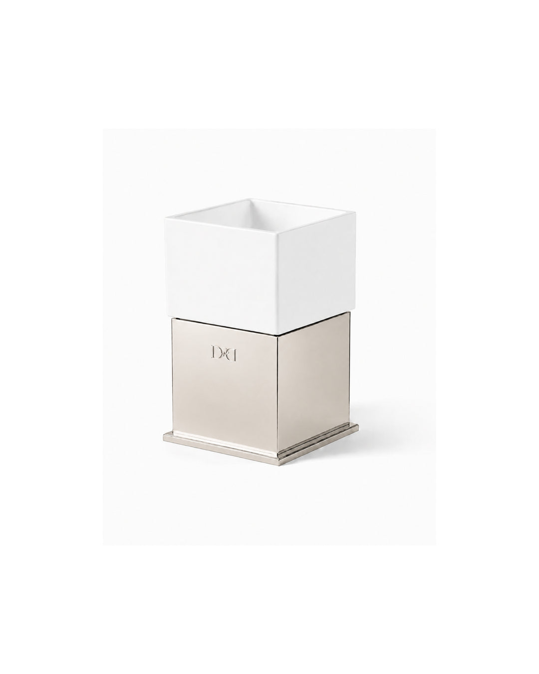 Cube tandbørstebæger i massivt messing – Devon&Devon