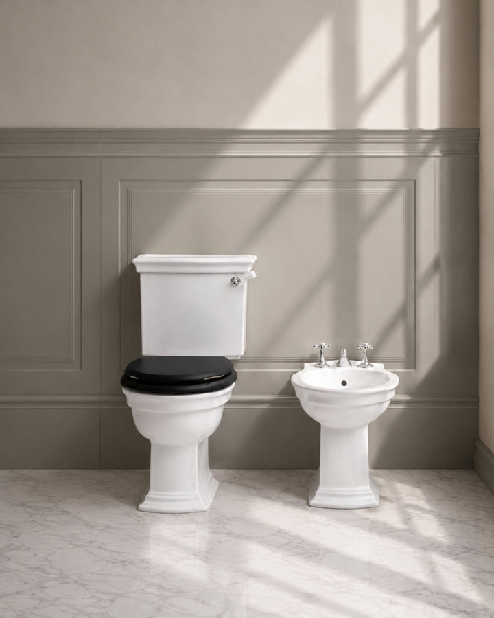 Westminster toiletskål set fra siden fra Devon&Devon