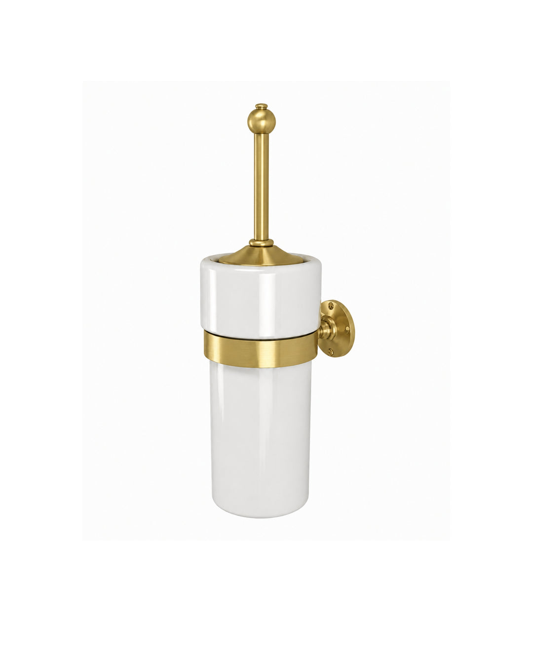 Cavendish toiletbørsteholder i massiv messing – Devon&Devon