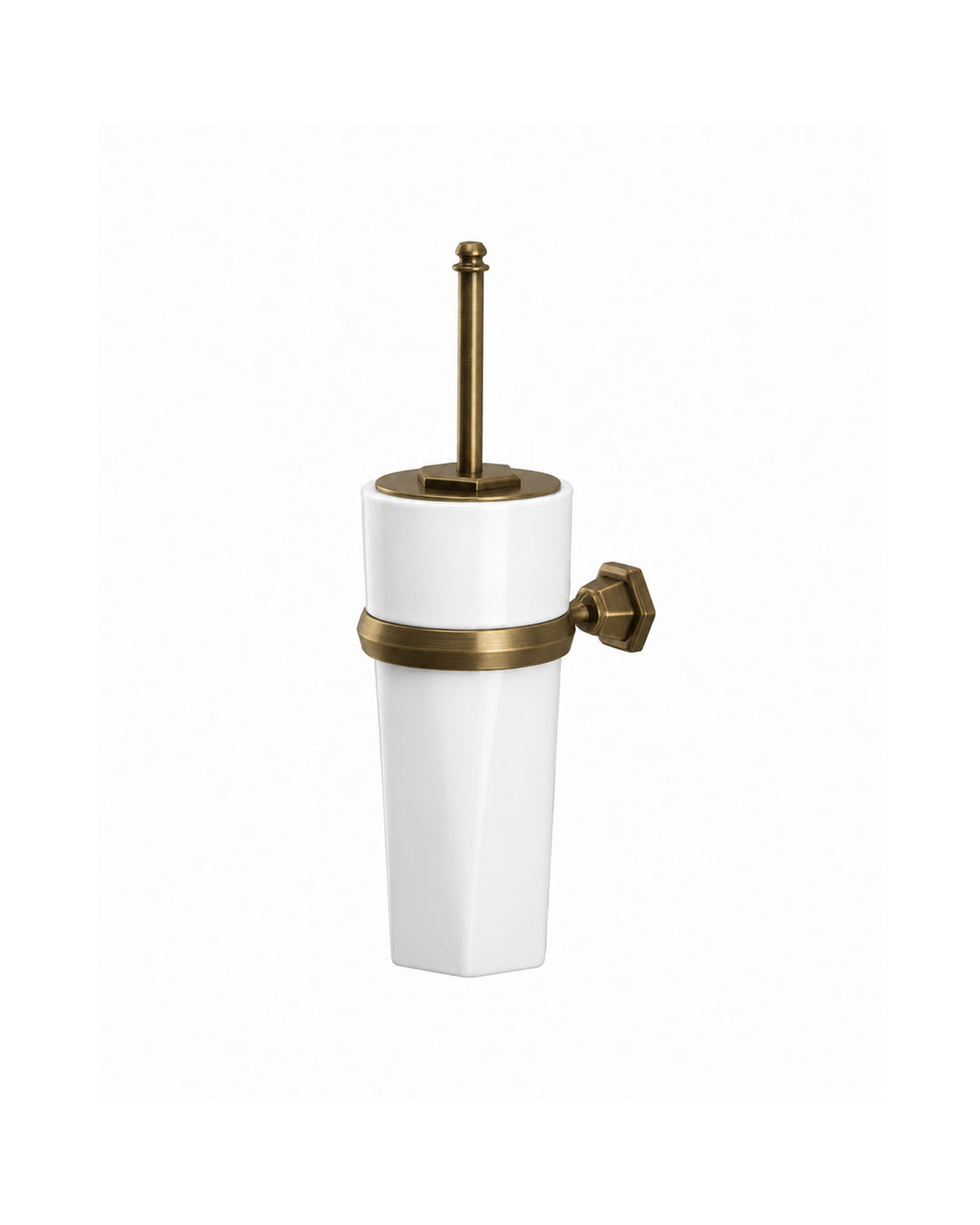 Jubilee toiletbørsteholder i massivt messing – Devon&Devon
