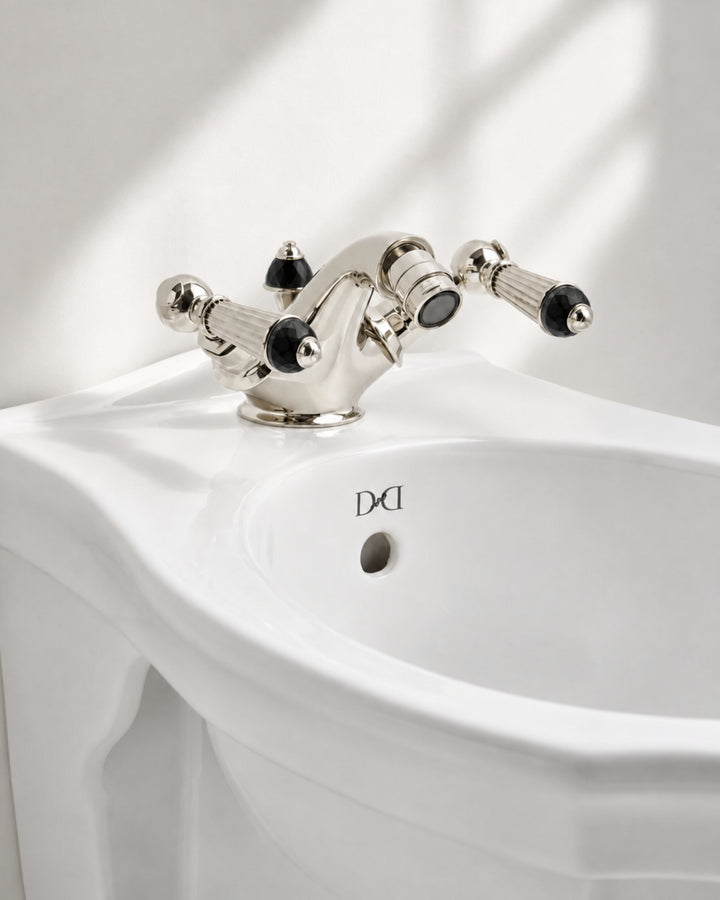 Black Diamond bidetarmatur med 1 hul og pop-up – Devon&Devon (billede 2)