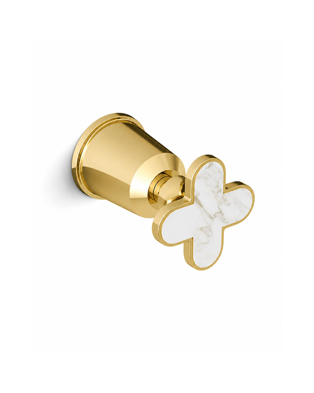 Twenties afspærringsventil Calacatta Oro marmor i 24K guld – Devon&Devon | DSL Studio