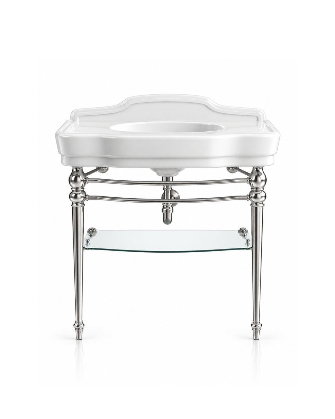 Melody Junior kompakt konsol med håndvask set fra siden fra Devon&Devon
