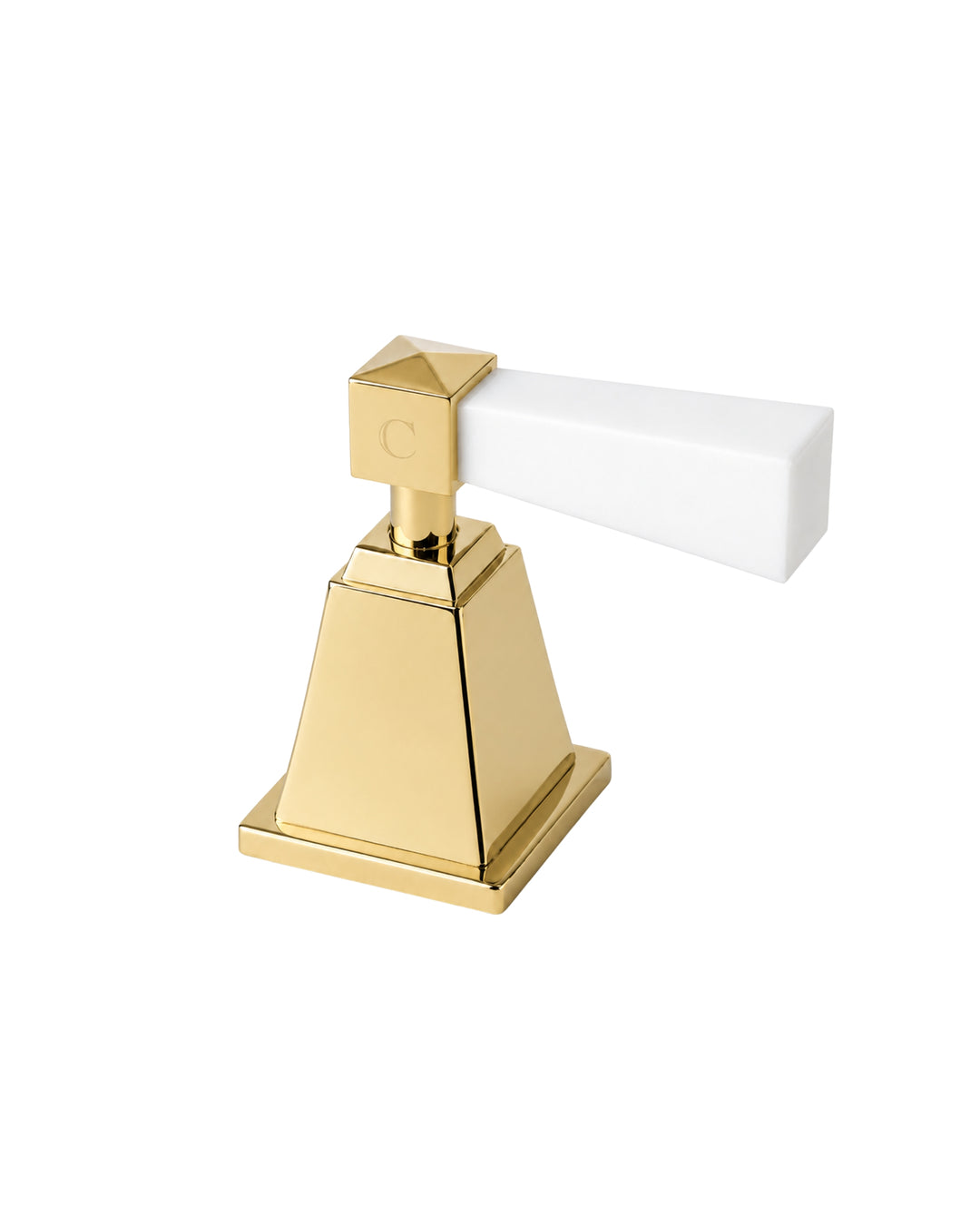 Devon&Devon VIP Time-serien – armatur i massiv messing (mat hvidt greb)