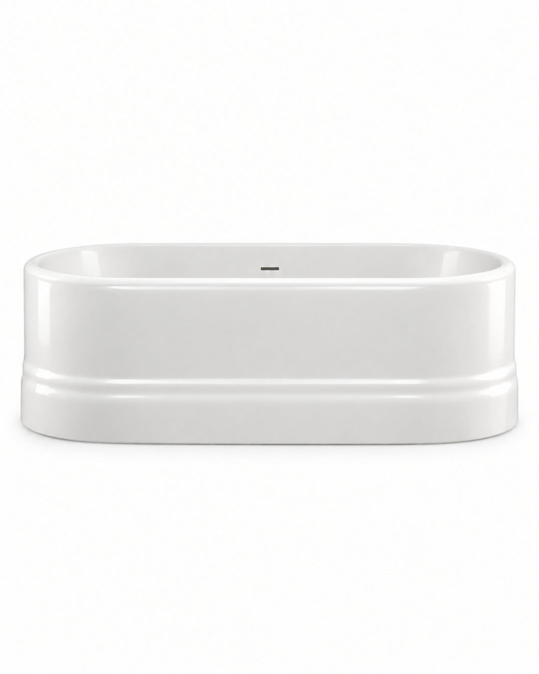Diva badekar i White Tec blank overflade