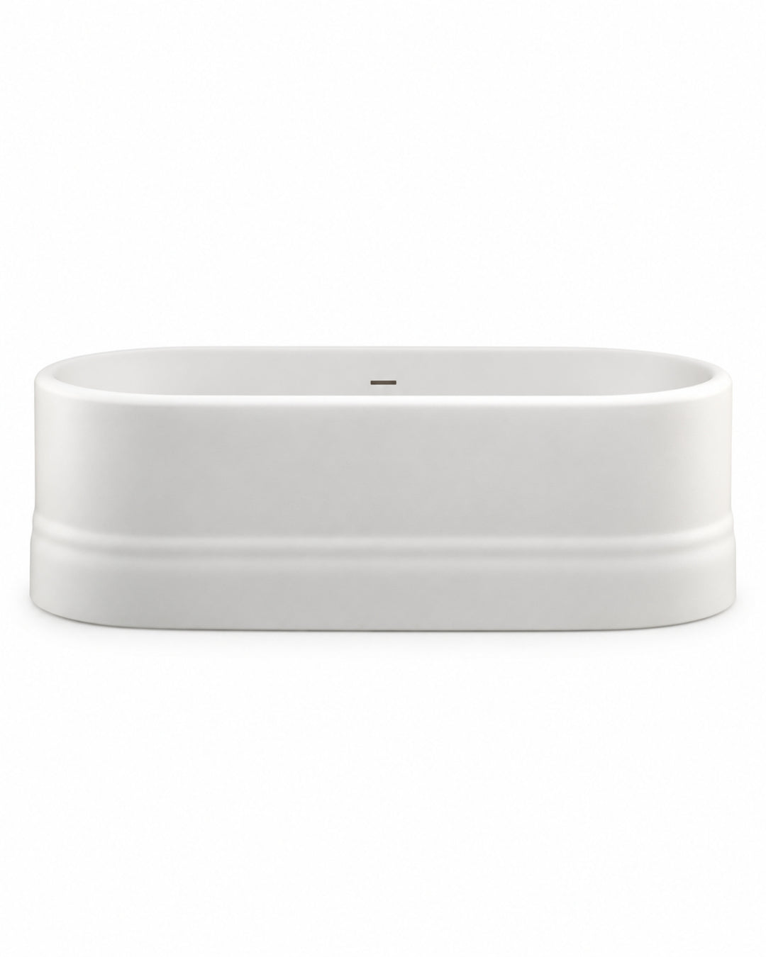 Diva badekar i White Tec Plus mat overflade