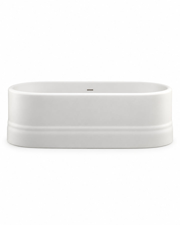 Diva badekar i White Tec Plus mat overflade