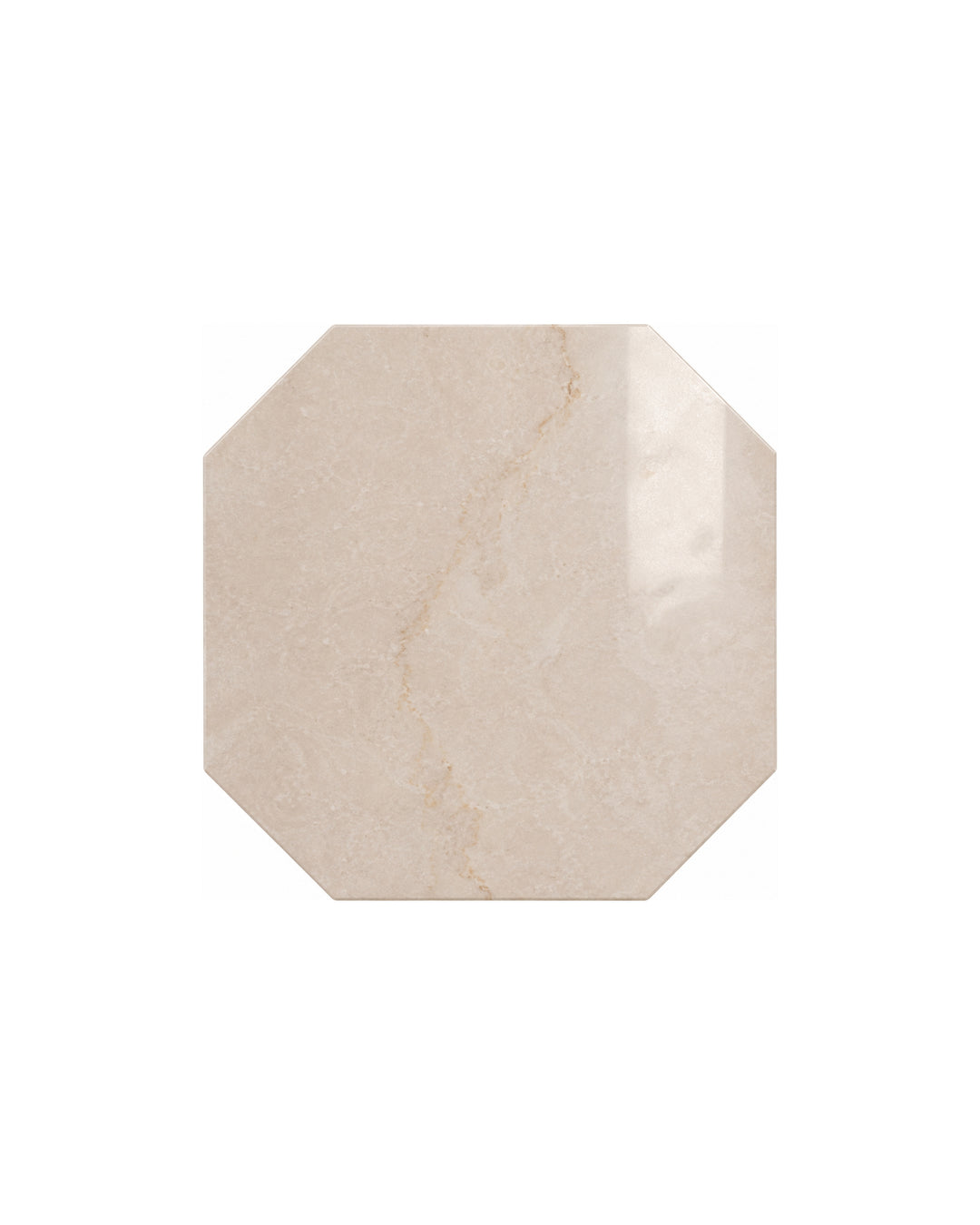 Elite 110 ottekantet marmorflise i Crema Marfil – Elite Marble Tiles fra Devon&Devon