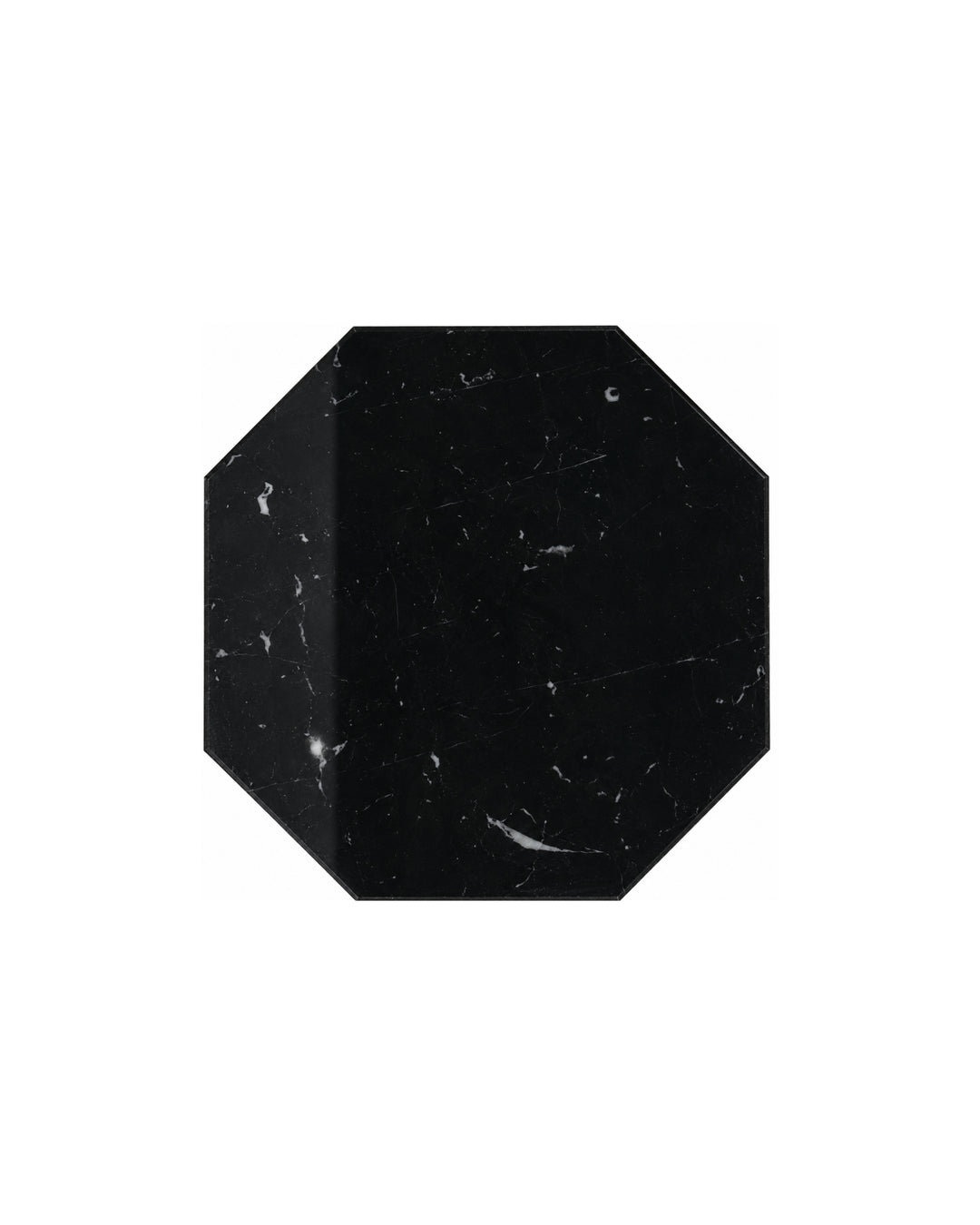 Elite 110 ottekantet marmorflise i sort Nero Marquinha – Elite Marble Tiles fra Devon&Devon