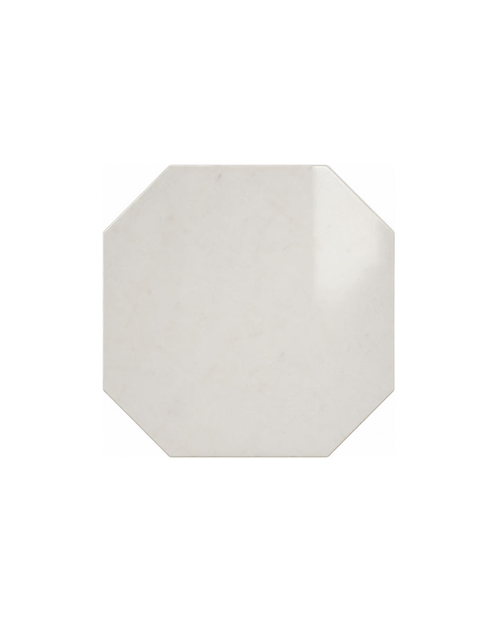 Elite 110 ottekantet marmorflise i hvid White Thassos – Elite Marble Tiles fra Devon&Devon