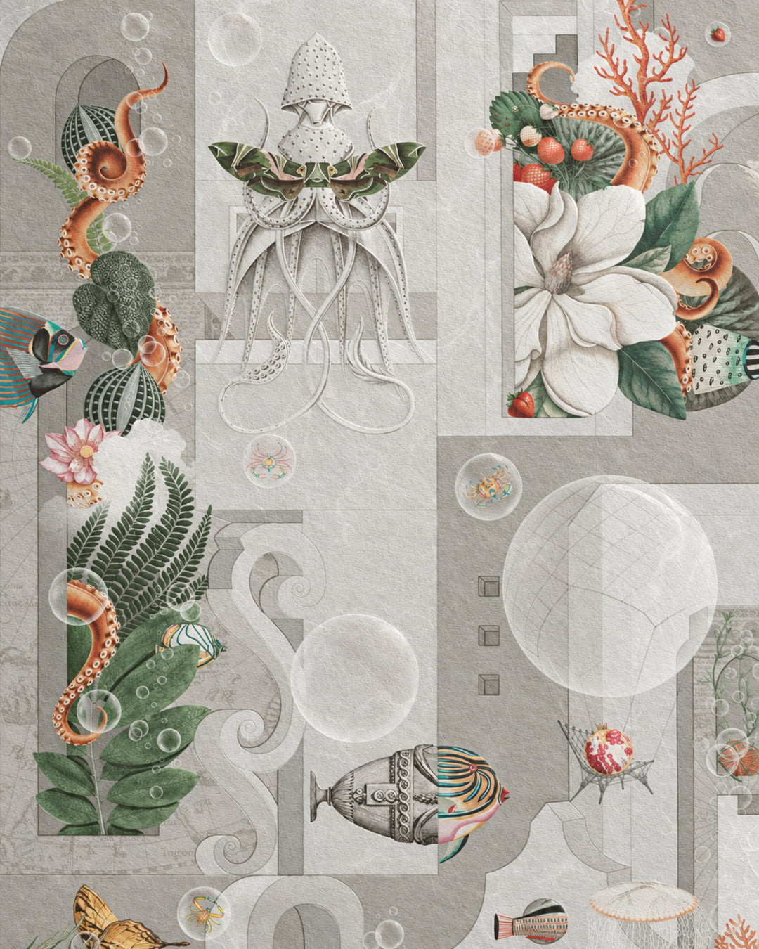 Devon&Devon Garden of Dreams tapet i lys fra Marcel Wanders-kollektionen