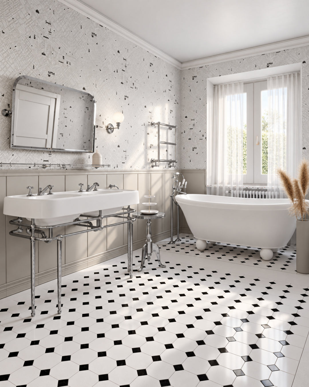 Devon&Devon Urban tapet i hvid fra Marcel Wanders-kollektionen