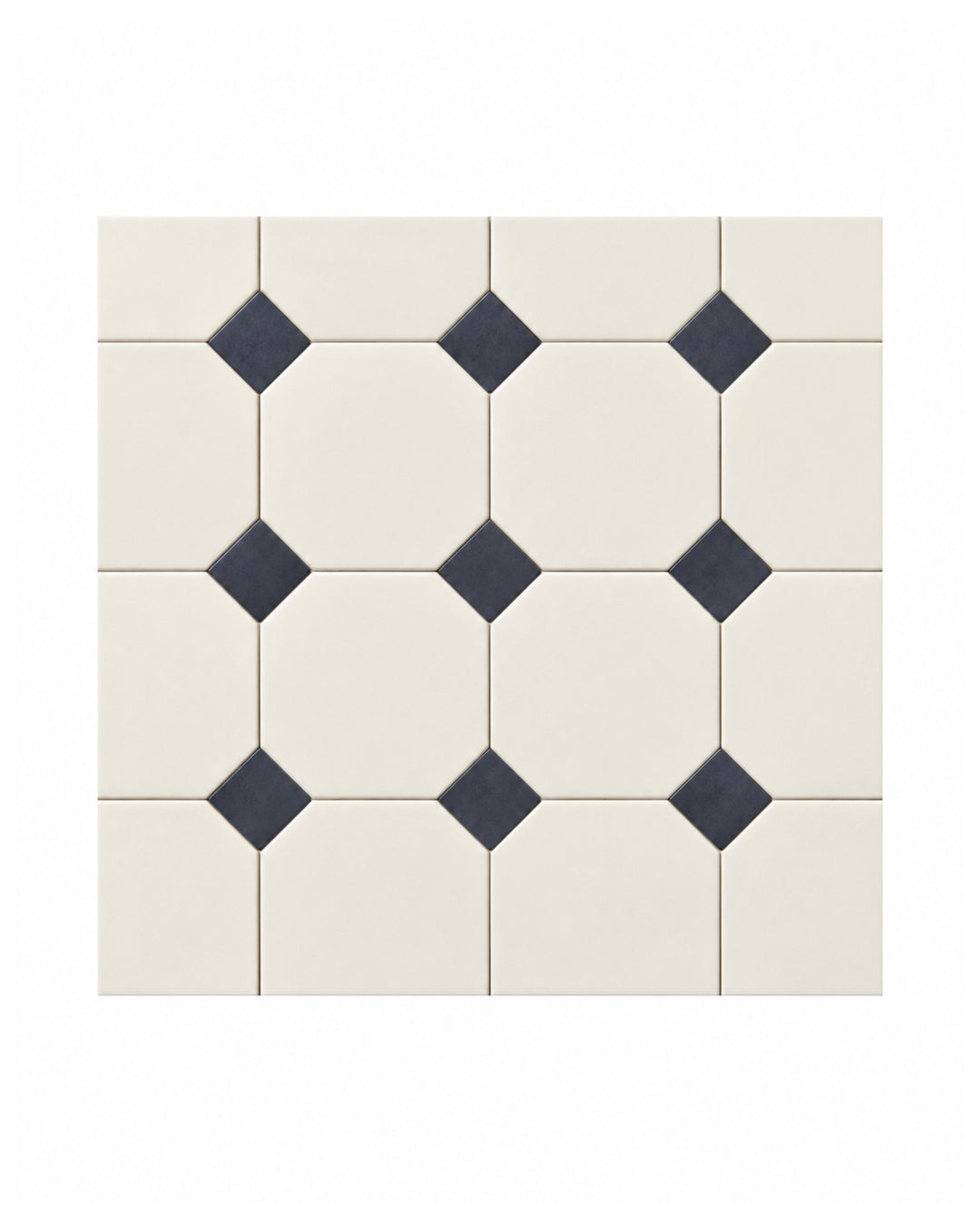 Heritage ottekant 15×15 · Hvid