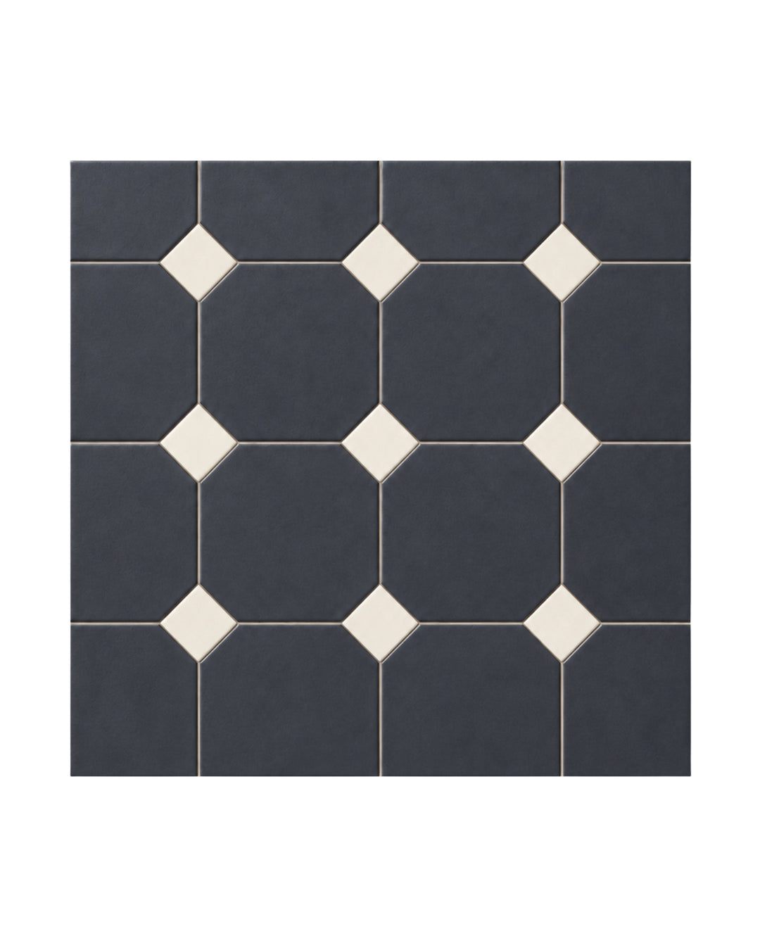 Heritage cabochon-indsæt 5×5 · Hvid