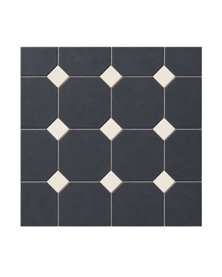 Heritage cabochon-indsæt 5×5 · Hvid