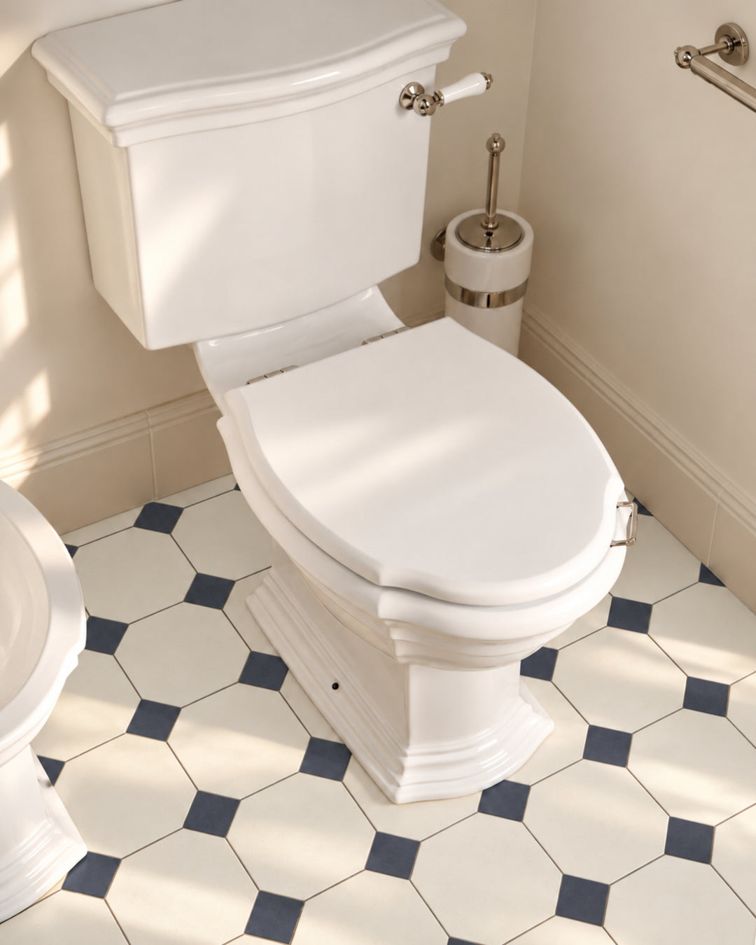 Heritage ottekant 15×15 · Hvid