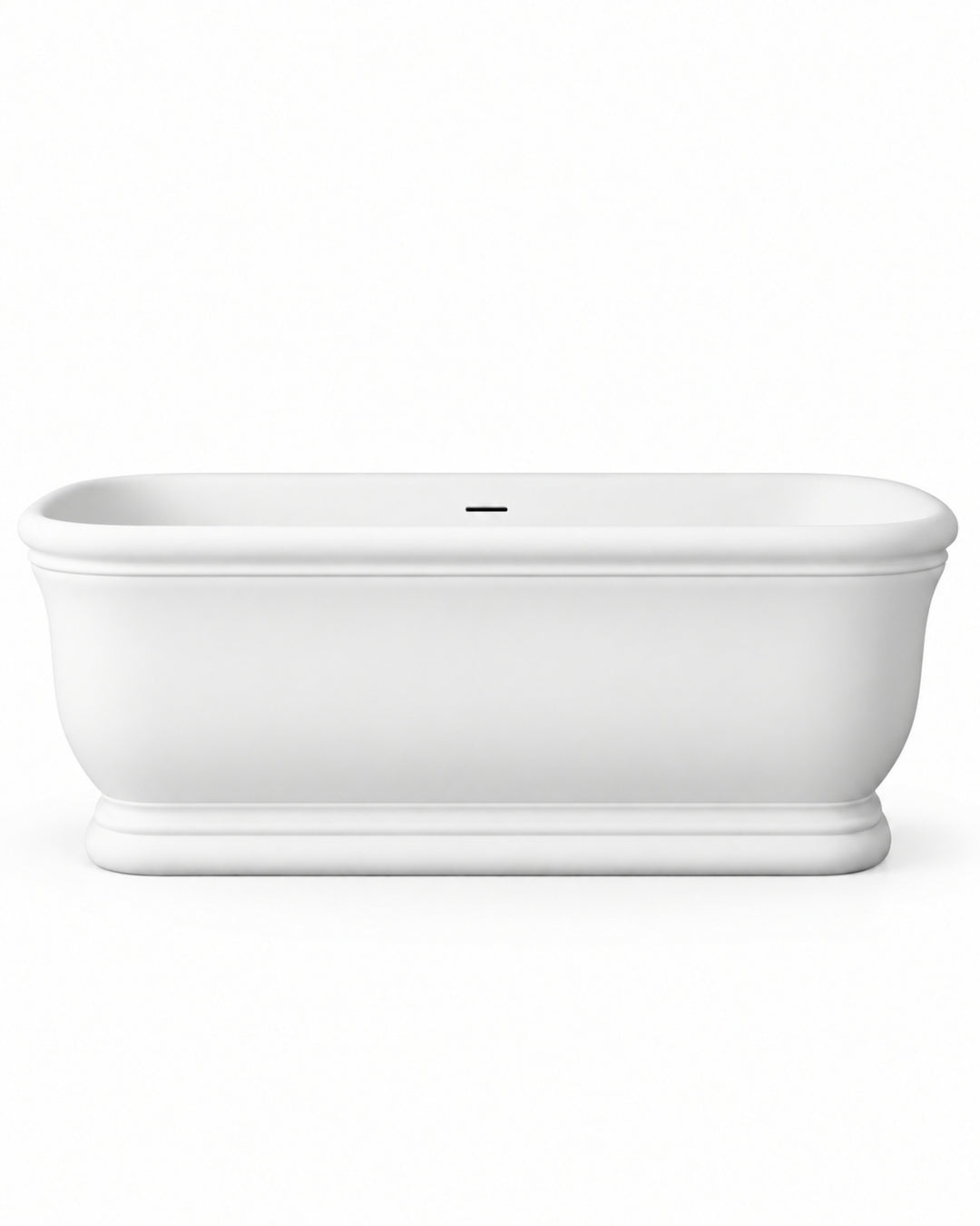 Hollywood badekar i White Tec Plus mat overflade