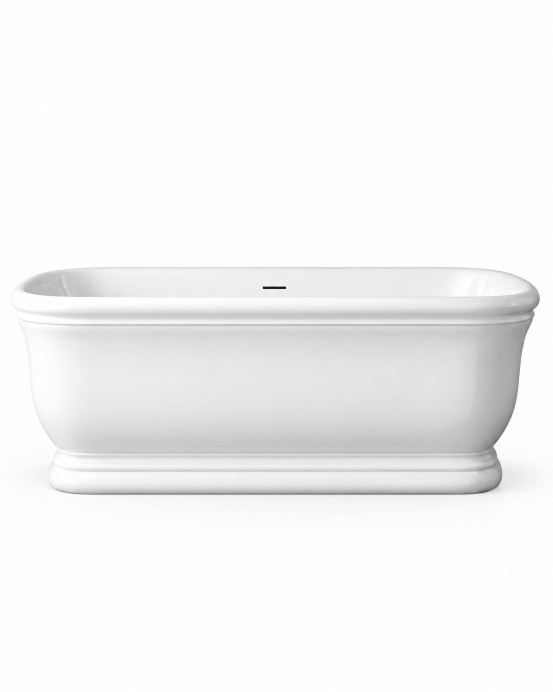 Hollywood badekar i White Tec blank overflade