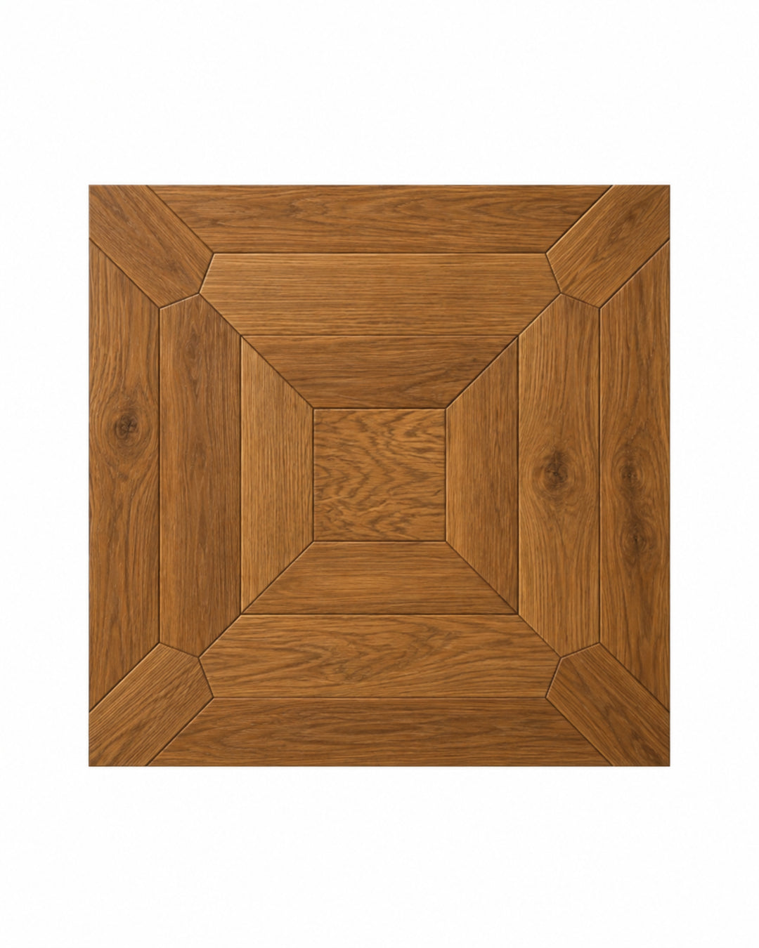 Intarsia DDGZ77 egetræsgulv i old finish – intarsia parketgulv 60×60 cm, Devon&Devon