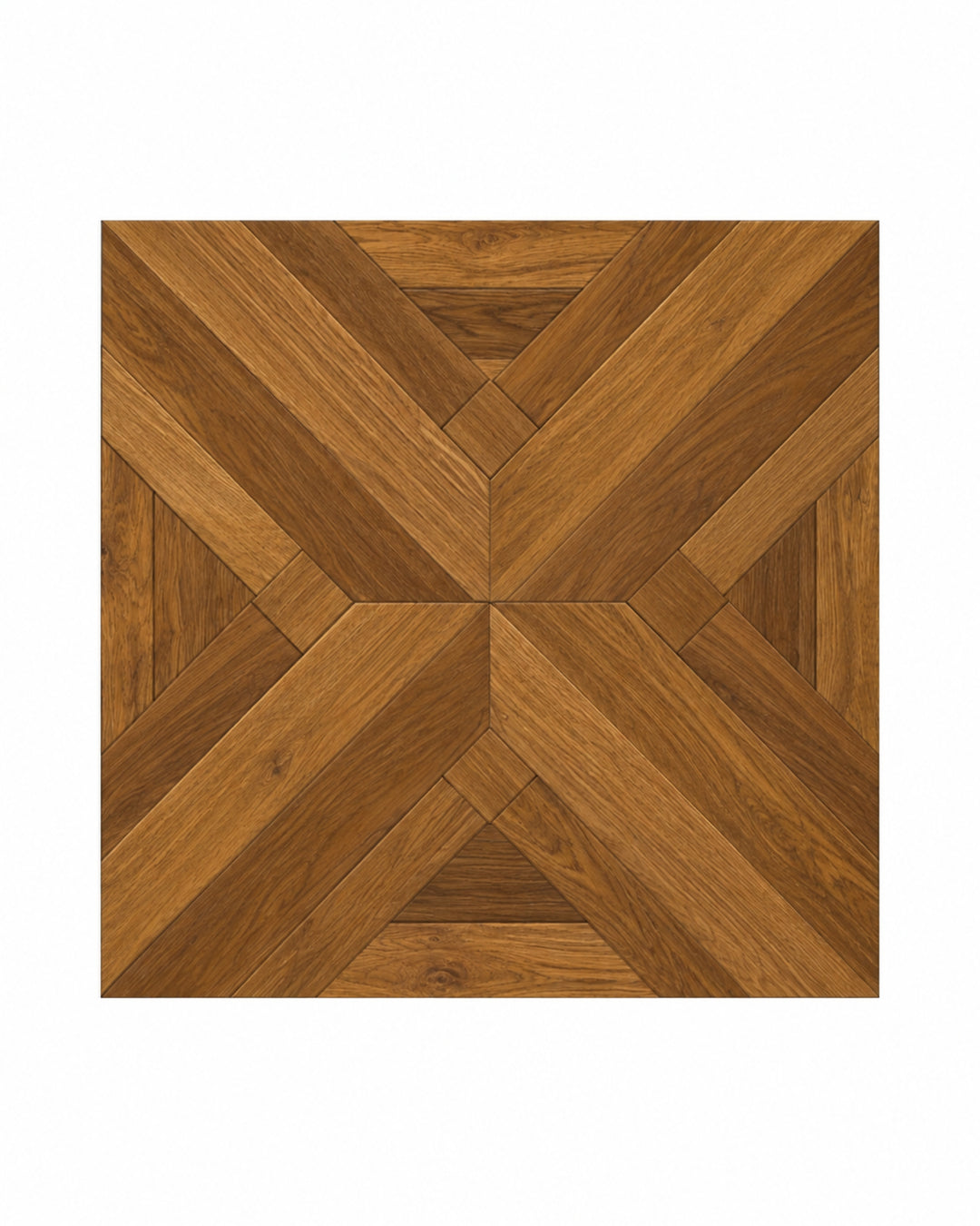Intarsia DDZI99 egetræsgulv i old finish – diagonal intarsia parketgulv 60×60 cm, Devon&Devon