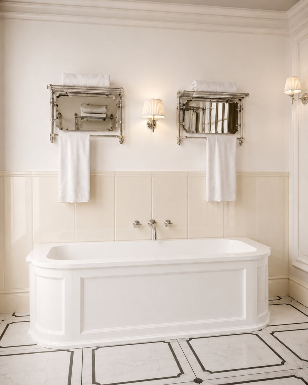 Lambris vægpanel i Creme – Devon&Devon