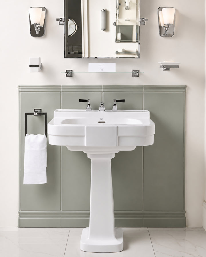 Lambris vægpanel i Støvet salvie, blank finish – Devon&Devon