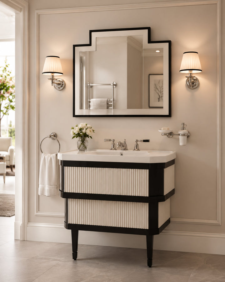 Metropolitan Ceramic vaskemøbel med keramikplade og integreret vask fra Devon&Devon