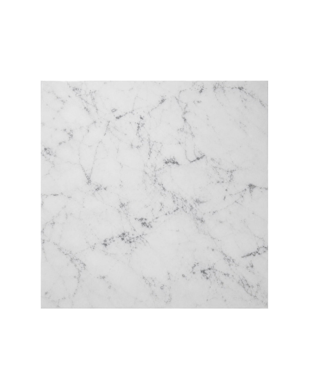 Prestige Plain marmorflise i Bianco Carrara, 60×60 cm – Devon&Devon
