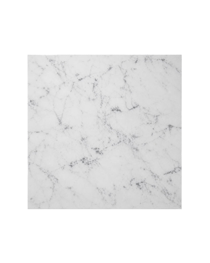 Prestige Plain marmorflise i Bianco Carrara, 60×60 cm – Devon&Devon