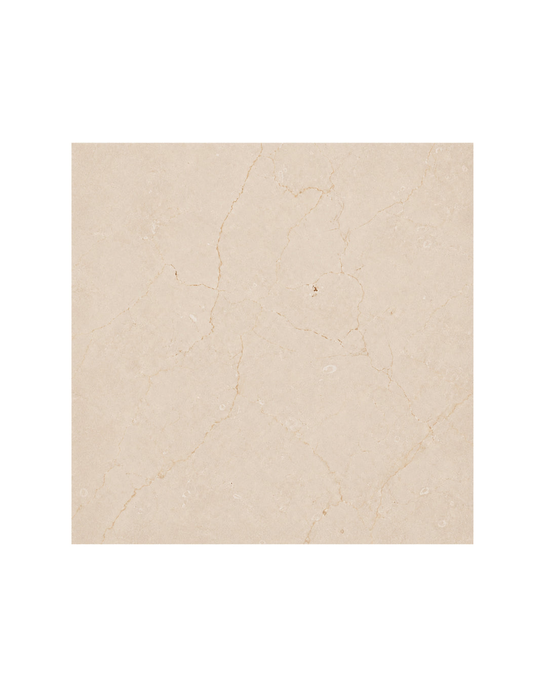 Prestige Plain marmorflise i Crema Marfil, 60×60 cm – Devon&Devon