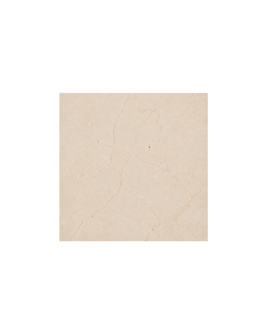 Prestige Plain marmorflise i Crema Marfil, 20×20 cm – Devon&Devon