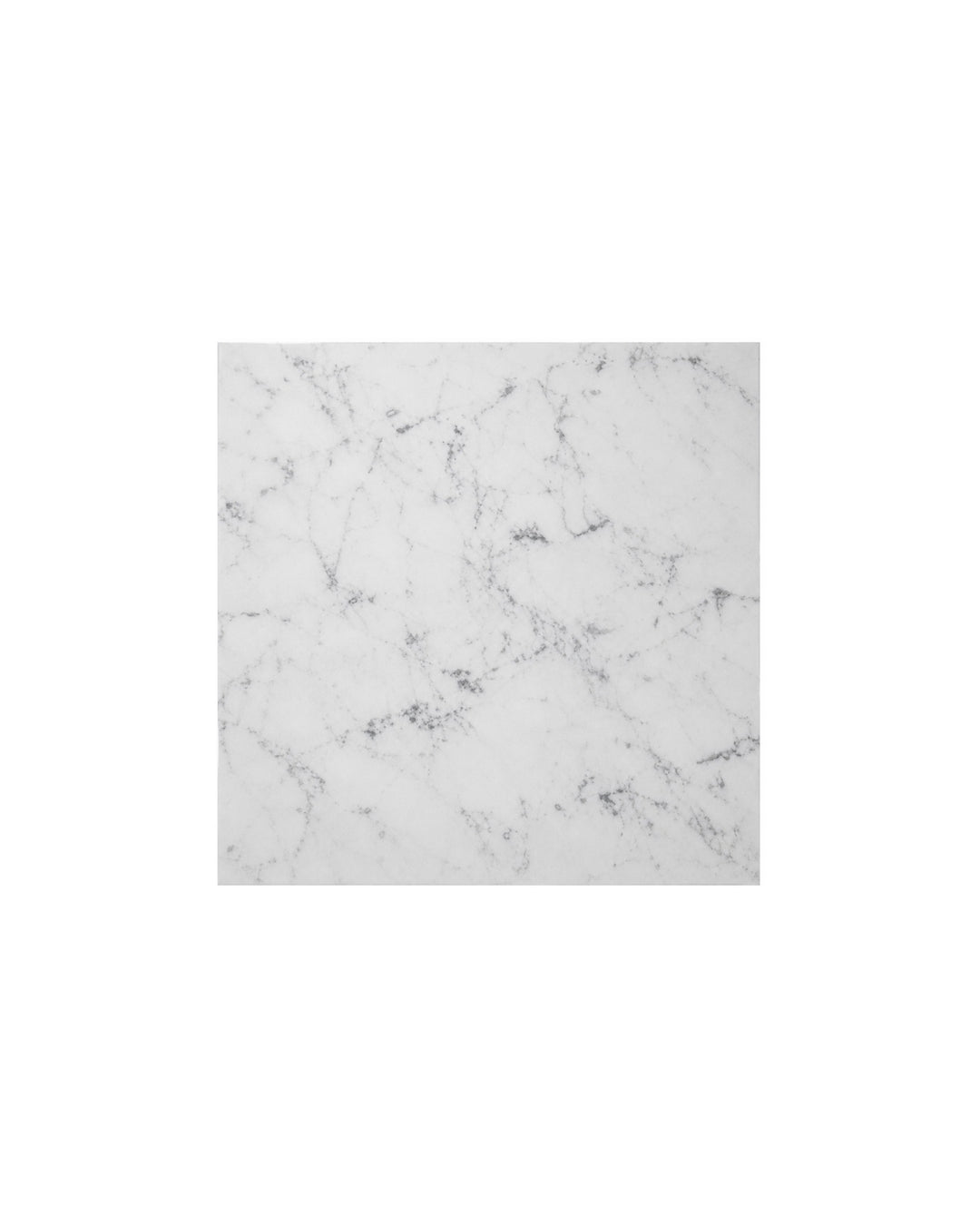 Prestige Plain marmorflise i Bianco Carrara, 20×20 cm – Devon&Devon