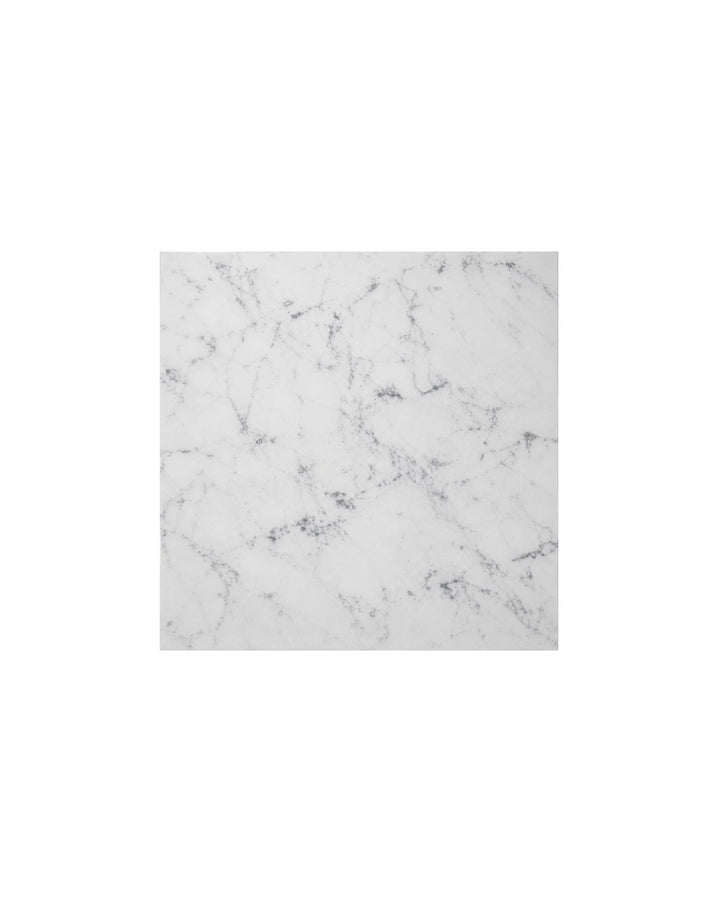 Prestige Plain marmorflise i Bianco Carrara, 20×20 cm – Devon&Devon