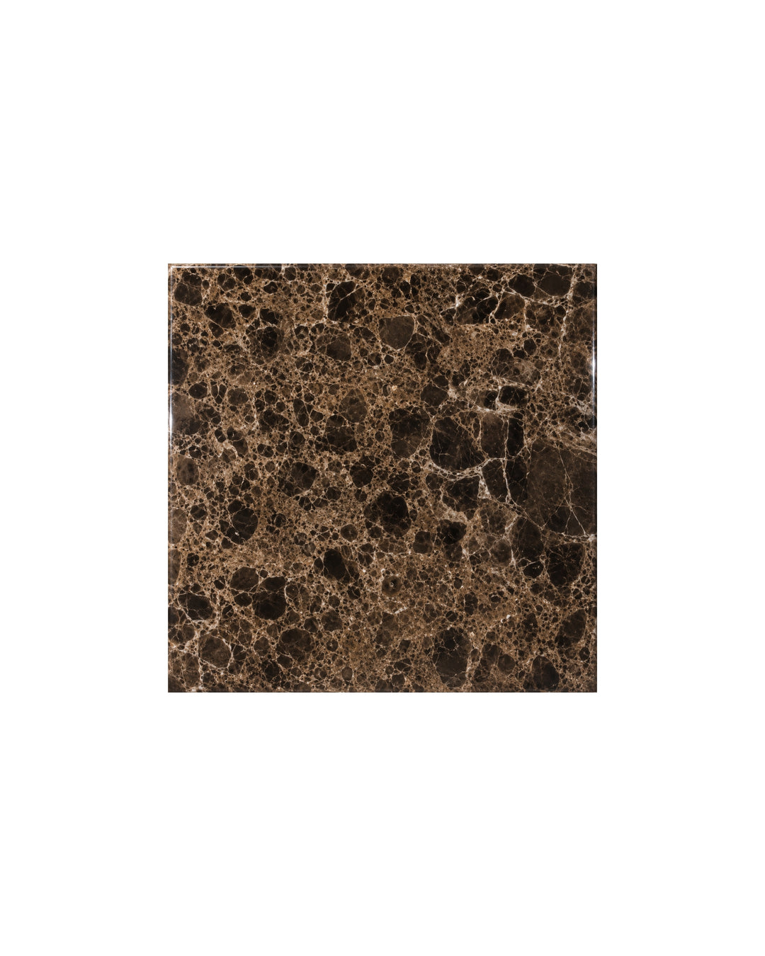 Prestige Plain marmorflise i Emperador Dark, 20×20 cm – Devon&Devon