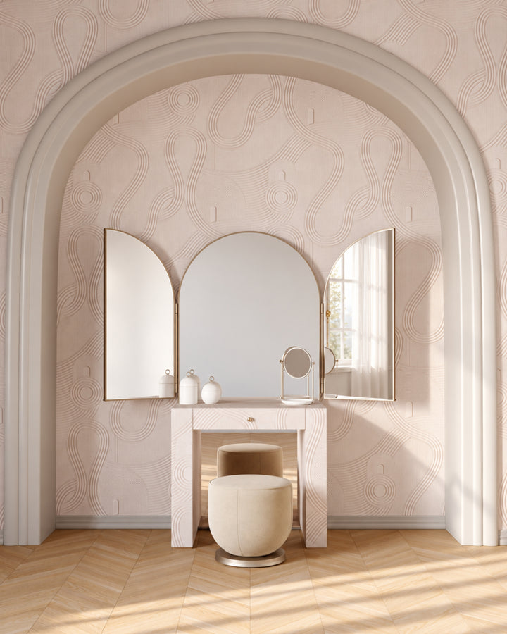Devon&Devon Zen tapet i hvid fra Marcel Wanders-kollektionen
