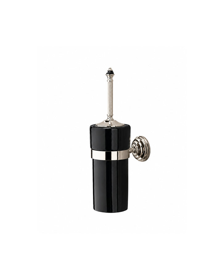 Black Diamond toiletbørsteholder i massivt messing fra Devon&Devon