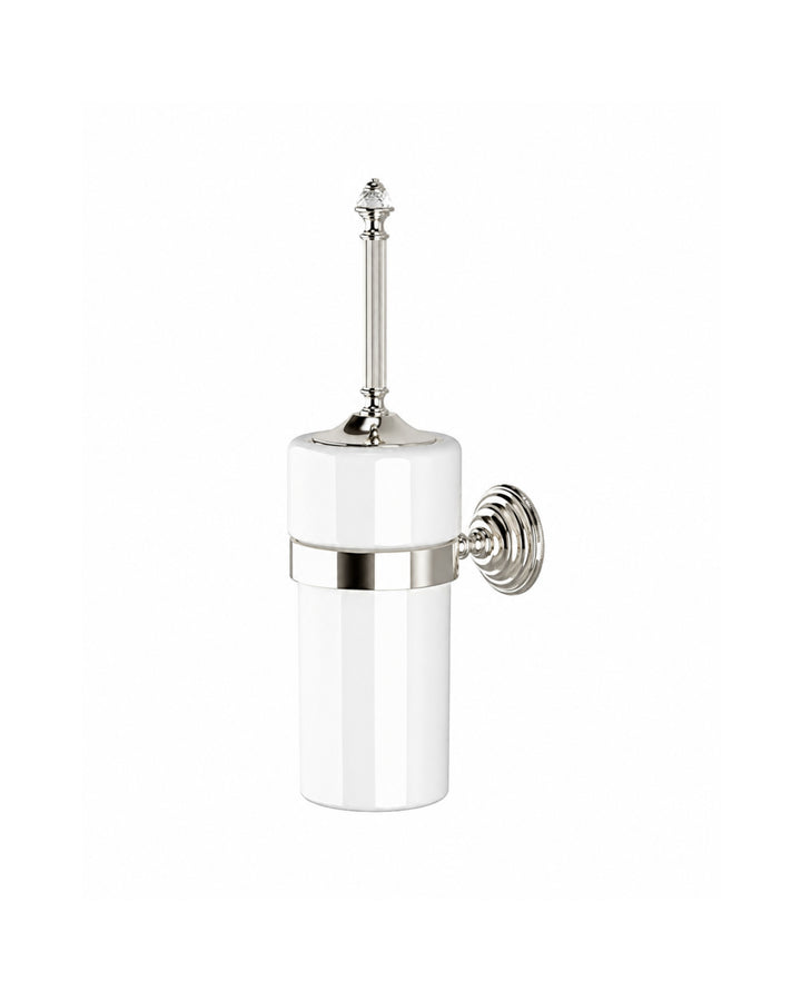 Diamond toiletbørsteholder i massivt messing fra Devon&Devon