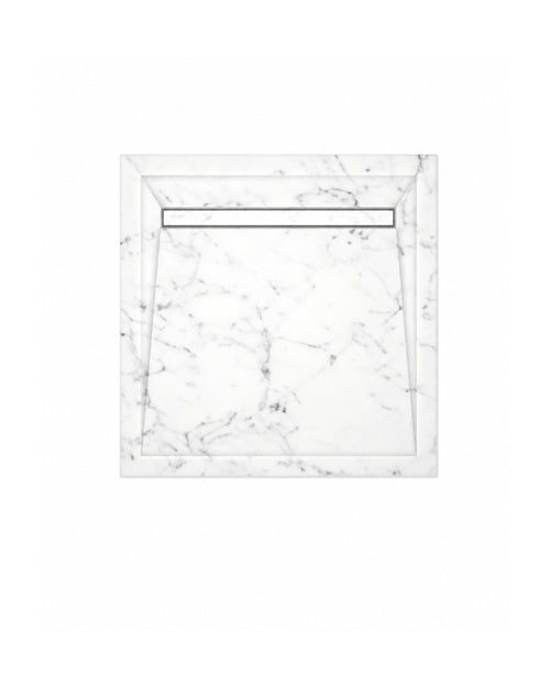 Elegance brusebund – Kvadratisk 70 × 70 cm
