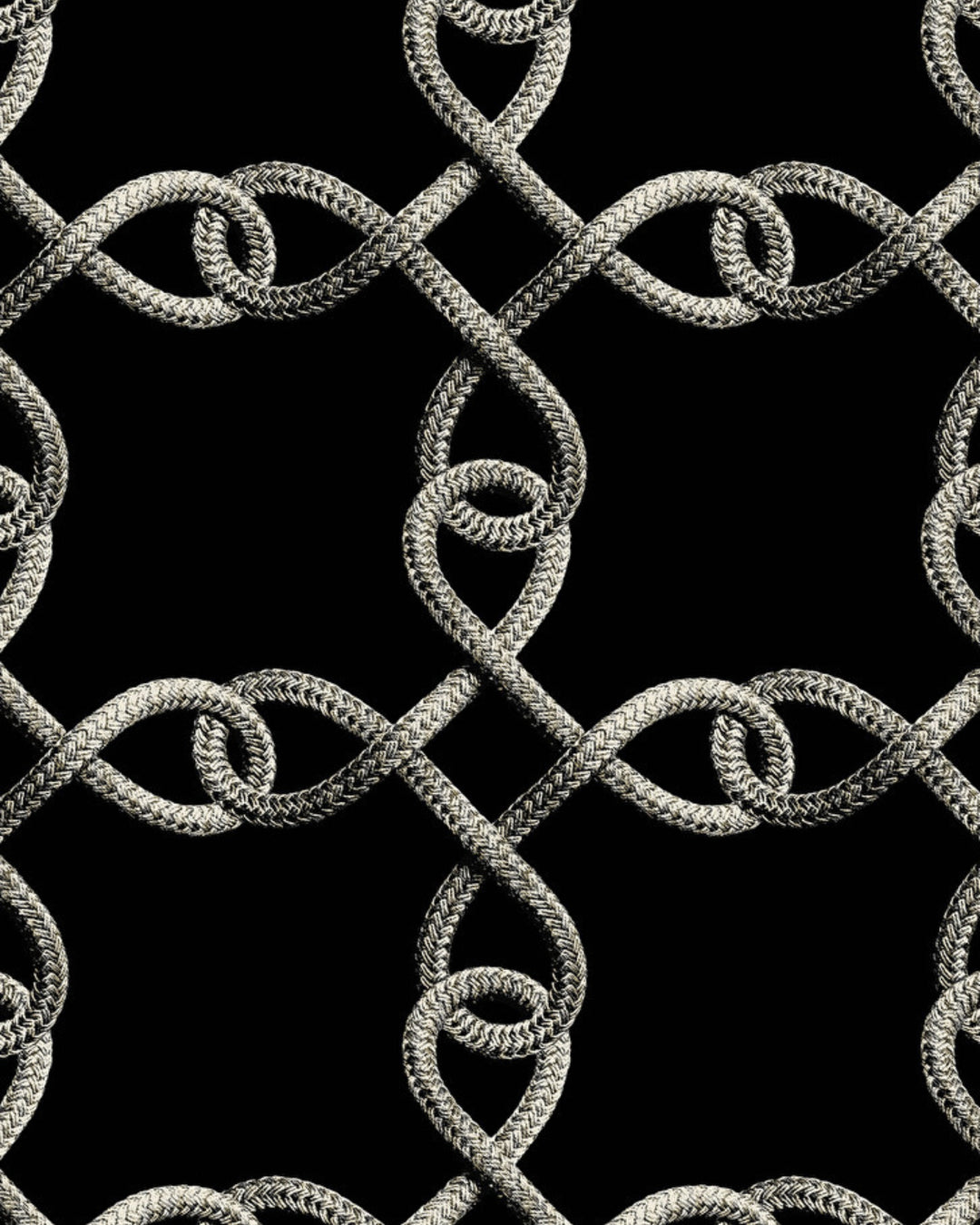 Devon&Devon Knot tapet i hvid & sort fra Vito Nesta-kollektionen