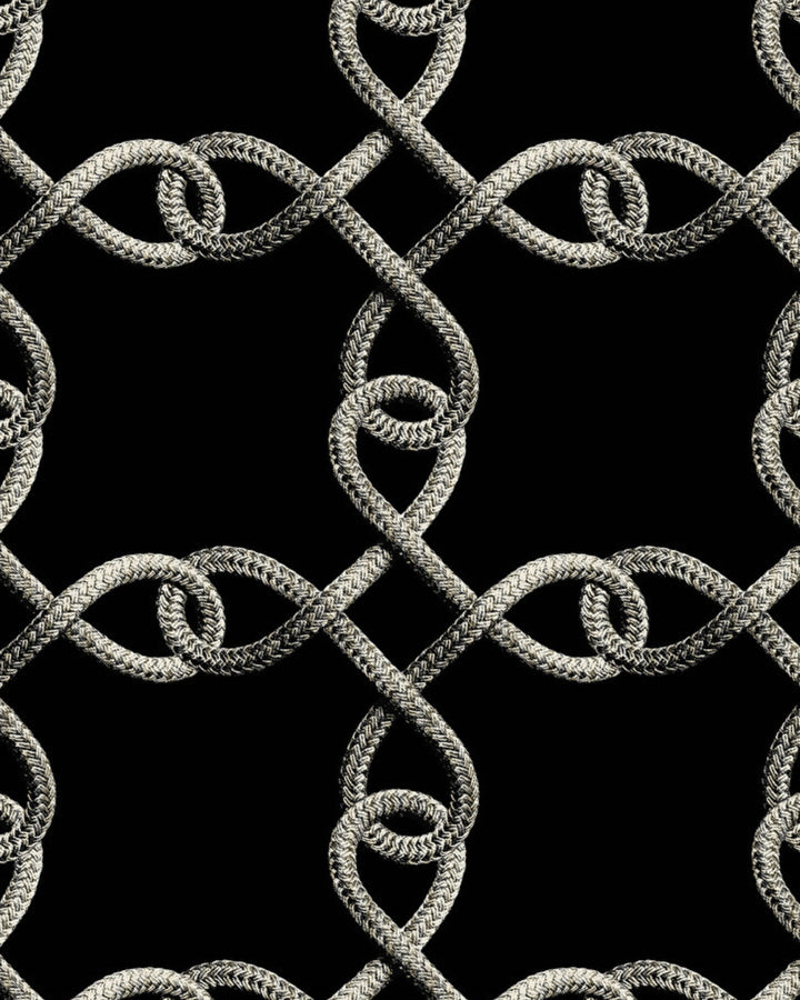 Devon&Devon Knot tapet i hvid & sort fra Vito Nesta-kollektionen