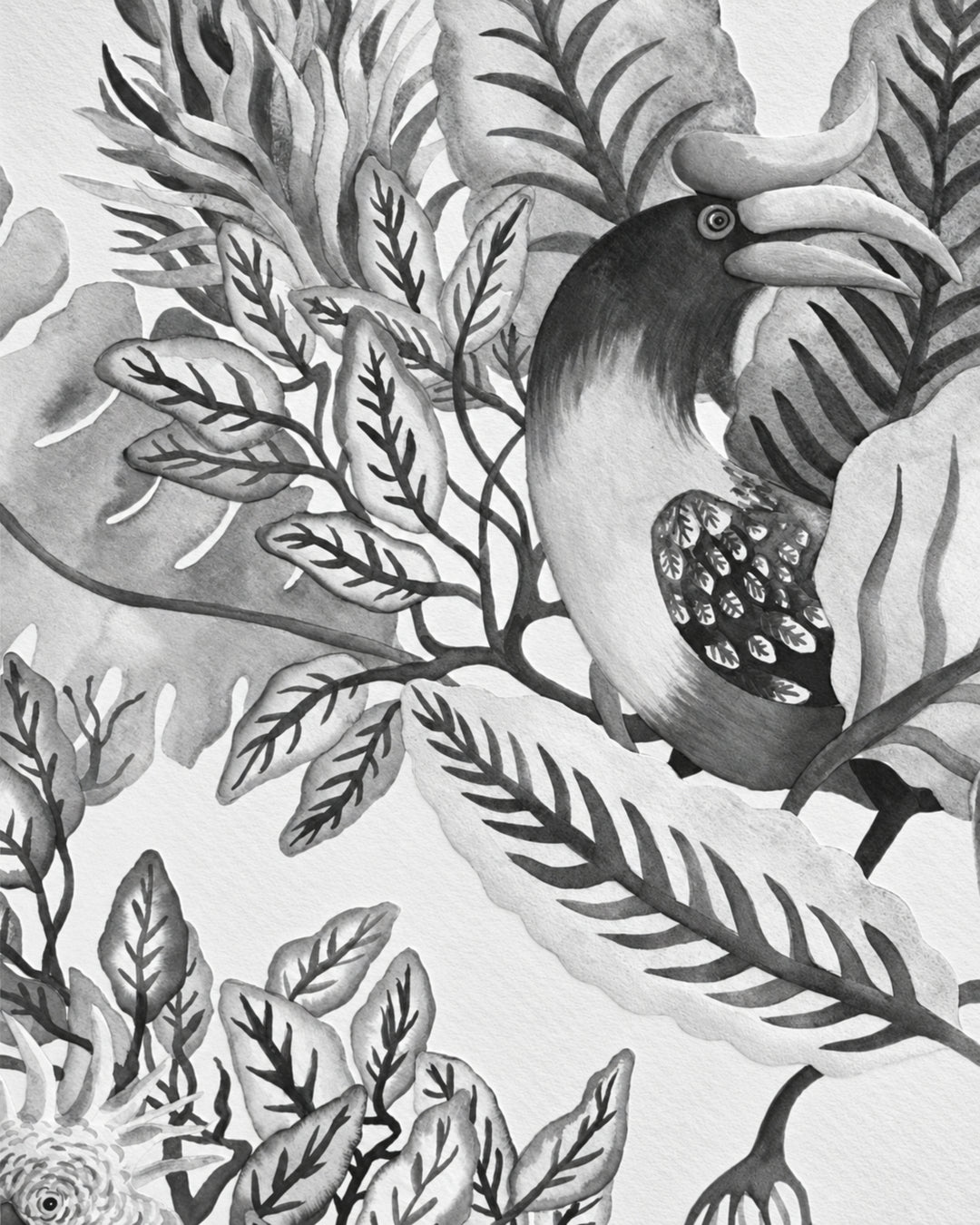 Devon&Devon Rainforest tapet nr. 1 fra Francesca Greco-kollektionen