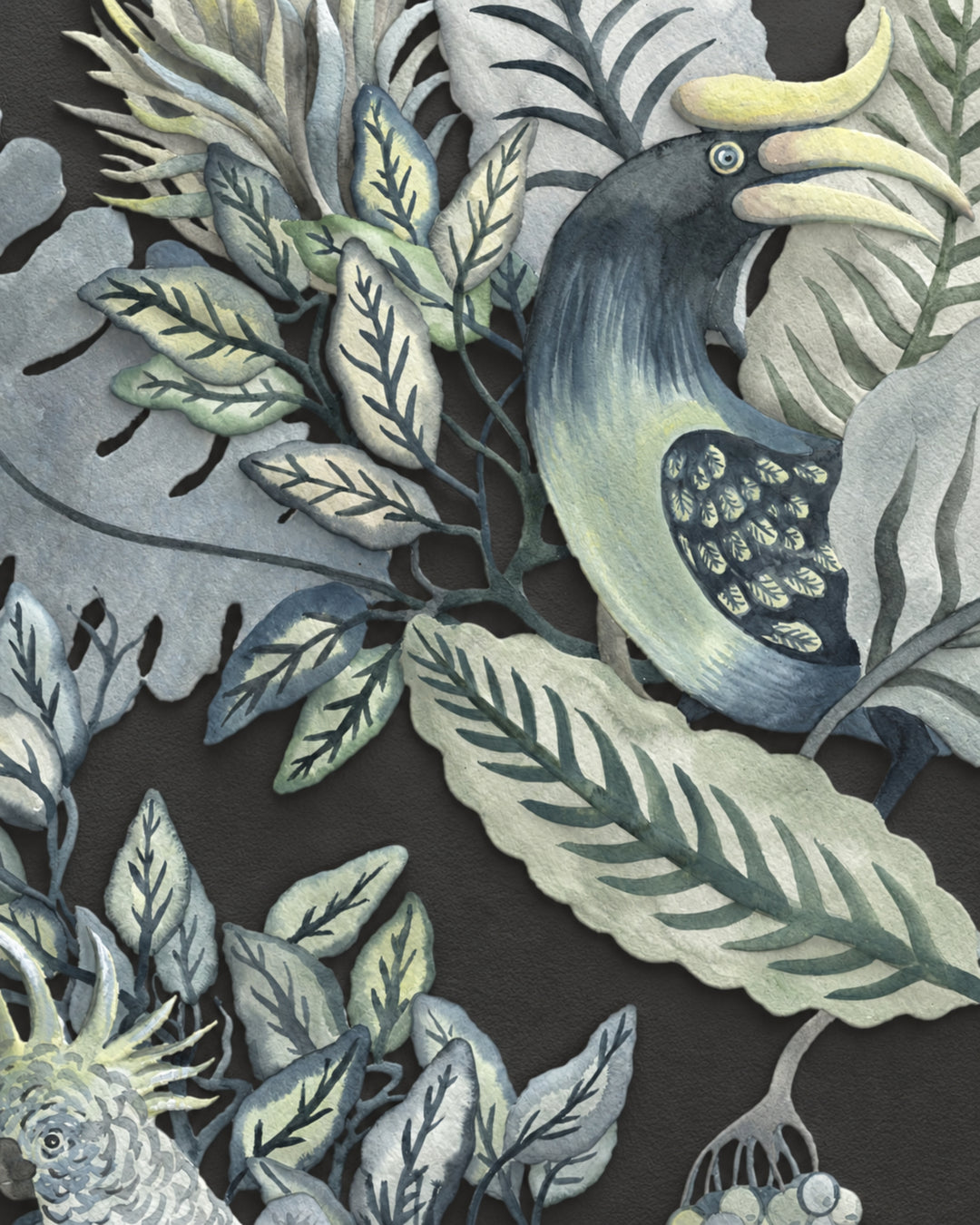 Devon&Devon Rainforest tapet nr. 4 fra Francesca Greco-kollektionen